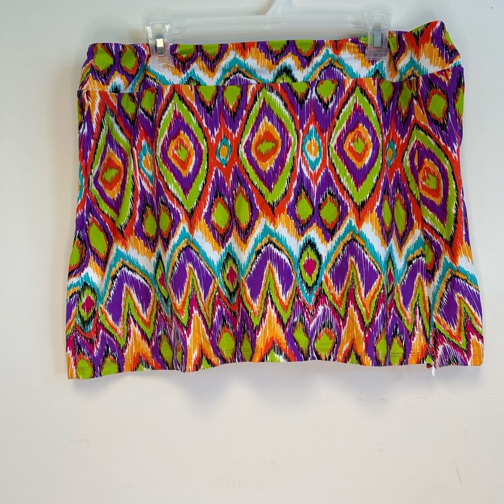 Jude Connally Multicolor Ikat Tennis/ Pickleball Skort